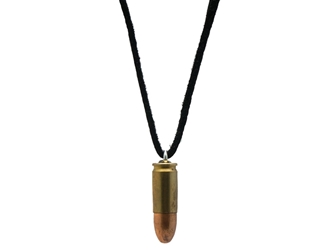 Bullet Necklace: 9MM Brass 