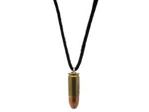 Bullet Necklace: 9MM Brass 