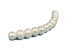 Big-Hole Pearl 3&quot; Strand: AAA-: White: 7mm - 1262-024WH (Y1K)