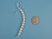 Big-Hole Pearl 3&quot; Strand: AAA-: White: 8mm - 1262-025WH (Y1K)