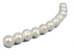 Big-Hole Pearl 3" Strand: AAA-: White: 8mm - 1262-025WH (Y1KC03)