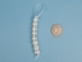 Big-Hole Pearl 3" Strand: AAA-: White: 10mm - 1262-027WH (Y1KC03)