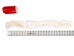 1.5" White Czech Rabbit Fur Strip (ft) - 1263-RBCZWH15 (Y1JC03)