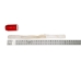 1" Bleached White Spanish Rabbit Strip (ft) - 1263-RBSPBW10 (Y1JRB)