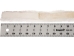 1" Bleached White Spanish Rabbit Strip (ft) - 1263-RBSPBW10 (Y1JRB)