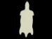 Turtle Bone Pendant with Hole: Big - 128-110B (Y2IC07)
