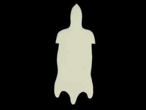 Turtle Bone Pendant with Hole: Big bone pendants