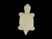 Turtle Bone Pendant with Hole: Small - 128-110S (Y2I)