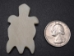 Montreal Turtle Bone Pendant with Hole - 128-113 (Y1MC09)