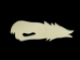 Wolf Bone Pendant with Hole: Medium - 128-130M (Y2IC02)