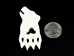 Wolf/Wolf Paw Bone Pendant with Hole: Medium - 128-131M (Y2K)