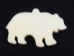 Walking Bear Bone Pendant with Hole - 128-141M (Y2KC14)