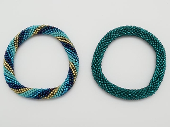 Guatemalan Beaded Bracelet: Croshe Style 