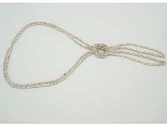 Guatemalan Beaded Necklace: Peyote Knot 