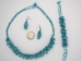 Beaded Necklace, Earrings, Bracelet Set: Ajcot Style - 1281-S02-AS (Y2KC10)