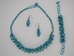 Beaded Necklace, Earrings, Bracelet Set: Ajcot Style - 1281-S02-AS (Y1K)
