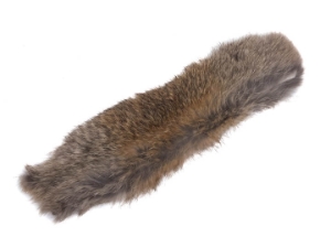 Czech Rabbit Fur Cuff: Bunny Gray rabbit fur cuffs, snap bracelets, snap wristbands, slap bracelets, fur wristbands, fur bracelets