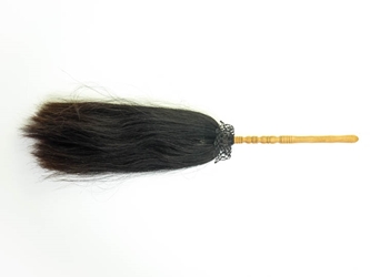 Horse Tail Whisk: Black: 22" 