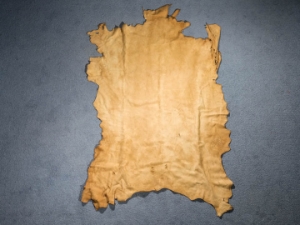 Commercial Brain-Tanned Elk Leather (sq ft) 