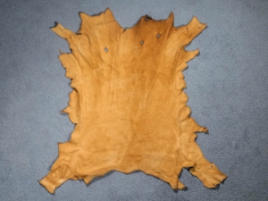 Commercial Brain-Tanned Deer Leather (sq ft) 
