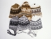 Alpaca Hat: Adult: Double Sided: Subdued Colors: Assorted - 1320-ADS-AS (P8)