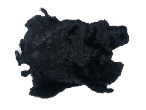 Dyed Better Rabbit Skin: Black 