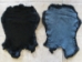 Sheared Garment Rabbit Skin: Black Dyed: 10mm - 134-03SBD10 (Y3L)