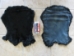 Sheared Garment Rabbit Skin: Black Dyed: 16mm - 134-03SBD16 (Y2ERI)