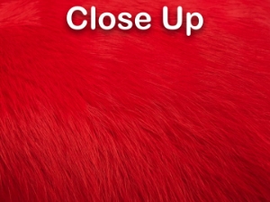 Dyed Better Rabbit Skin: Red 