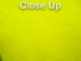 Dyed Better Rabbit Skin: Fluorescent Yellow - 134-502 (Y2E)