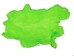 Dyed Better Rabbit Skin: Fluorescent Green - 134-504 (Y2F)