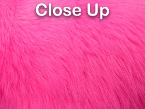 Dyed Better Rabbit Skin: Fluorescent Pink 