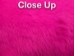 Dyed Better Rabbit Skin: Fluorescent Cerise - 134-511 (Y2E)
