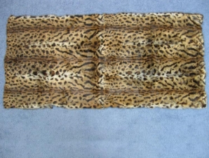 Long Hair Printed #1 Rabbit Plate: Lippikat Pattern 