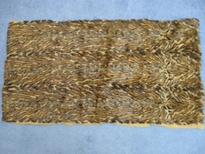 Long Hair Printed #1 Rabbit Plate: Ocelot Pattern 