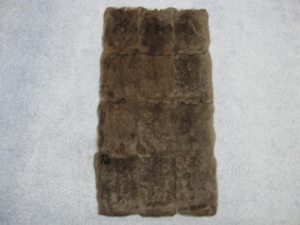 #4 Rabbit Plate: Dark Brown 