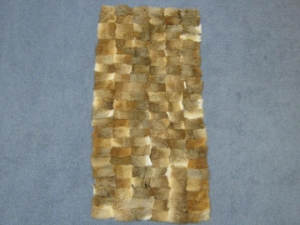 Rabbit Patchwork Plate: Bunny Brown 