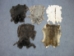 Heavy Low Grade B Czech Female Rabbit Skin: Natural Colors - 140-HVN-B (Y2GRI)