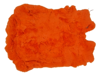 #1 Rex Rabbit: Dyed Orange: Size B 
