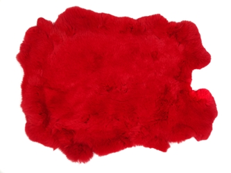 #1 Rex Rabbit: Dyed Red: Size B 