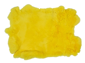 #1 Rex Rabbit: Dyed Yellow: Size B 