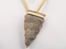 Iroquois Flint Arrowhead Necklace - 144-01 (Y2K)