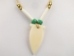 Iroquois Bone Arrowhead Necklace - 144-02 (Y2KC03)