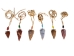 Iroquois Beaded Flint Arrowhead Necklace - 144-05 (Y2LC03)