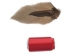 Dyed Deer Tail: Tan - 148-041 (Y1LRG)