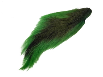 Dyed Deer Tail: Green 