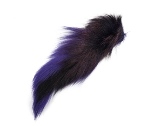Dyed Deer Tail: Purple 