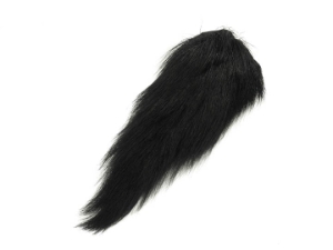 Dyed Deer Tail: Black 