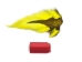 Dyed Deer Tail: Fluorescent Yellow - 148-502 (Y1LRI)