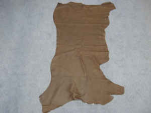 Moosehide Leather: #1 Side: Dark Chocolate (sq ft) 